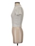 Unbranded Silver Short Sleeve Turtleneck Size S - photo 5