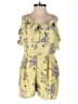 GB 100% Polyester Floral Yellow Romper Size M - photo 1