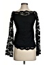 Olvi´S Black Long Sleeve Blouse Size 4 (2) - photo 1