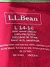 L.L.Bean 100% Polyester Red Pullover Sweater Size 14 - 16 - photo 3