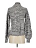Gap 100% Cotton Tweed Gray Turtleneck Sweater Size XS - photo 2
