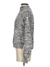 Gap 100% Cotton Tweed Gray Turtleneck Sweater Size XS - photo 5