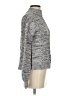 Gap 100% Cotton Tweed Gray Turtleneck Sweater Size XS - photo 4