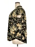 Siren Lily Floral Black Short Sleeve Blouse Size 2X - photo 5