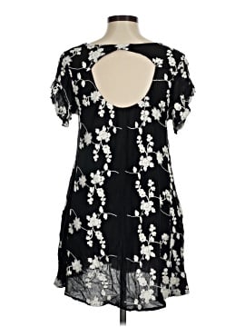 black hoodie dress Sparkle Zip Up Hoodie Dress