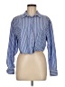 The Drop Stripes Blue Long Sleeve Button-Down Shirt Size M - photo 1