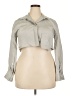 Zara Gray Long Sleeve Blouse Size XXL - photo 1