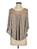 Miss Chievous 100% Polyester Gray 3/4 Sleeve Blouse Size S - photo 1
