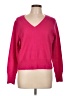 Sonoma Goods for Life Solid Pink Pullover Sweater Size L (petite) - photo 1