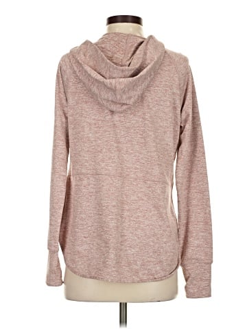 Tangerine Zip Up Hoodie (view 2)