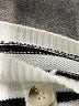 DAZY 100% Polyester Stripes White Cardigan Size S - photo 7