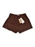 Uncle Studios 100% Cotton Solid Brown Shorts Size XS - photo 1