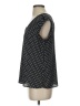 DR2 100% Polyester Polka Dots Black Short Sleeve Blouse Size S (petite) - photo 5