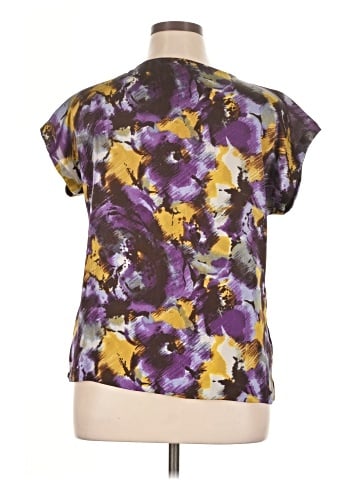 MICHAEL Michael Kors Short Sleeve Blouse (view 2)