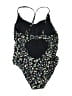 Athleta Stars Black One Piece Swimsuit Size XXS - photo 2