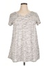 It's Our Time Tweed Gray Active T-Shirt Size XL - photo 1