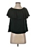 Forever 21 100% Polyester Green Short Sleeve Blouse Size S - photo 1