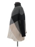 Joseph A. Color Block Gray Poncho Size M - photo 5