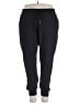 Spread Good Cheer! Solid Black Active Pants Size 2X - photo 1
