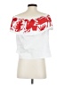 Buddy Love White Short Sleeve Blouse Size S - photo 2