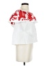 Buddy Love White Short Sleeve Blouse Size S - photo 4
