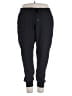 Spread Good Cheer! Solid Black Active Pants Size XXL - photo 1