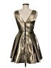 Karlie Metallic Gold Cocktail Dress Size M - photo 2