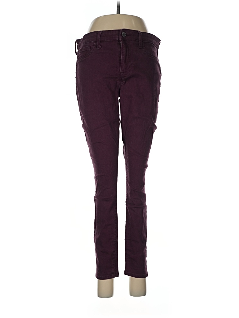 Pre-owned Gap Casual Pants In Burgundy