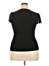 Unbranded 100% Polyester Black Short Sleeve Top Size XXL - photo 2