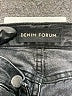 Denim Forum 100% Cotton Chevron-herringbone Black Jeans Size 25 waist - photo 7