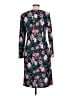 Project Runway Floral Teal Casual Dress Size L - photo 2