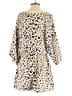 Lularoe 100% Polyester Animal Print Tan Romper Size S - photo 2