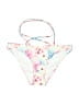 ASOS Floral Ivory Swimsuit Bottoms Size 2 - photo 1