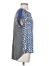Daniel Rainn Blue Short Sleeve Blouse Size S - photo 4