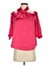 CeCe 100% Polyester Pink 3/4 Sleeve Blouse Size S - photo 1