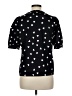 Shein 100% Polyester Hearts Black Short Sleeve Blouse Size 6 - photo 2