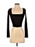 Zara Black Long Sleeve Top Size S - photo 1