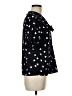 Shein 100% Polyester Hearts Black Short Sleeve Blouse Size 6 - photo 4
