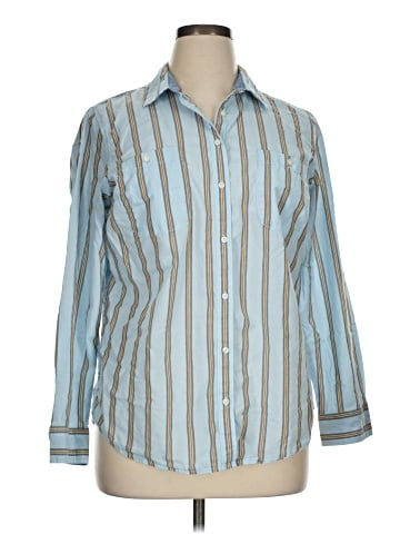 St. John's Bay Long Sleeve Button-Down Shirt (view 1)