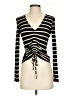 Fate Black Long Sleeve Top Size XS - photo 1