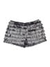 Black Metallic Silver Shorts Size L - photo 1