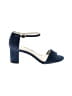 Anne Klein 100% Leather Blue Heels Size 6 - photo 1