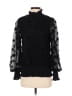 Gracia Polka Dots Black Turtleneck Sweater Size S - photo 1