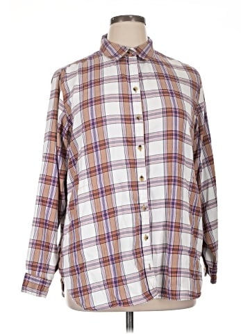 Jachs Girlfriend Long Sleeve Button-Down Shirt (view 1)