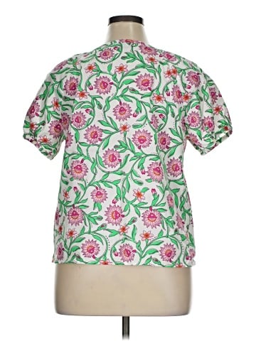 J.Crew Factory Store Short Sleeve Blouse (view 2)