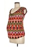Due Time Maternity Red Sleeveless Blouse Size M - photo 1