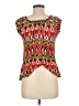 Due Time Maternity Red Sleeveless Blouse Size M - photo 2