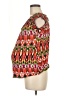 Due Time Maternity Red Sleeveless Blouse Size M - photo 5