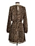 Express Outlet 100% Polyester Animal Print Brown Casual Dress Size S - photo 2