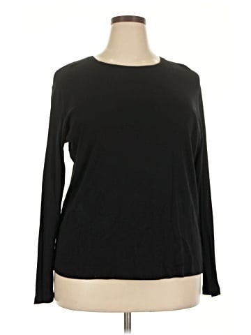 Jones New York Signature Long Sleeve T-Shirt (view 1)